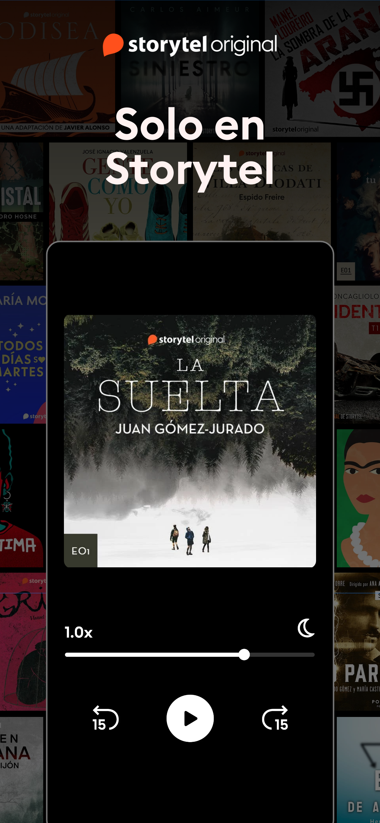 Storytel: audiolibros y ebooks