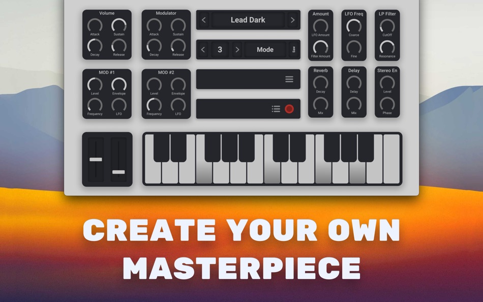 #4. FM Synthesizer Pro (macOS) 由: Stanislav Duplinskiy