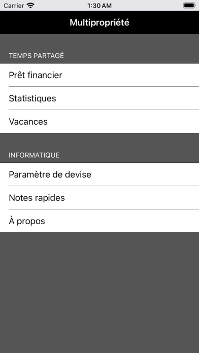 Screenshot #1 pour Multipropriété