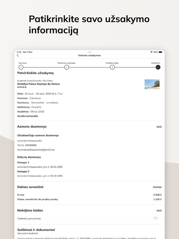 Screenshot #6 pour ITAKA Lietuva