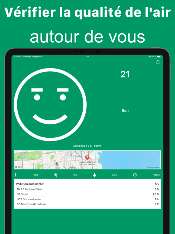 Screenshot #4 pour My IQA Air Qualité & Pollution