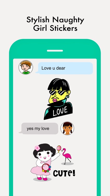 Naughty Girl Stickers screenshot-3