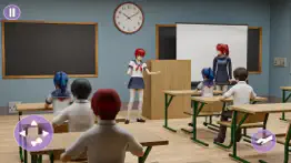 anime girl school life iphone screenshot 1