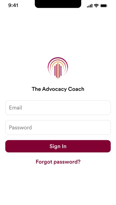 Screenshot #1 pour Advocacy Coach