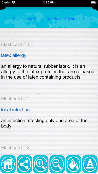 Phlebotomy Study Guide Q&A Screenshot