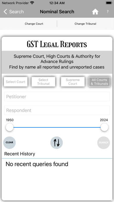 GST Legal Reports Screenshot