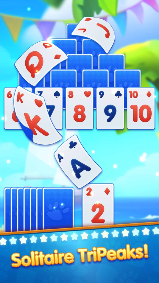 #4. Solitaire TriPeaks: Card Games (iOS) 由: Haizhou Zhang