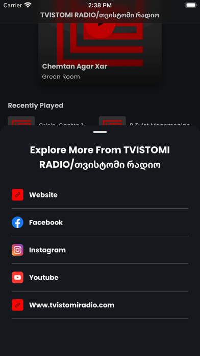 TVISTOMI RADIO Screenshot