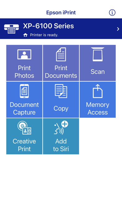 Screenshot #1 pour Epson iPrint