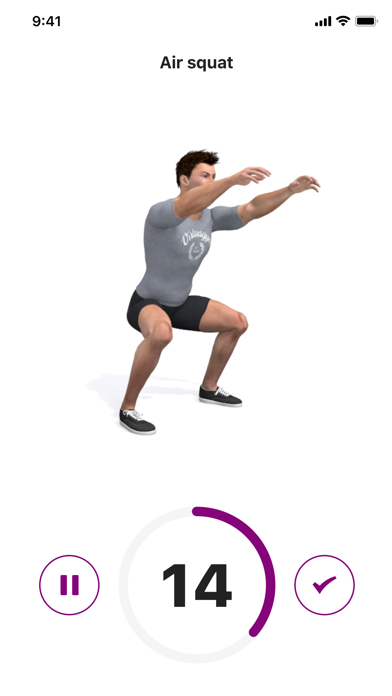 Xsports fitness Trainings-App Screenshot