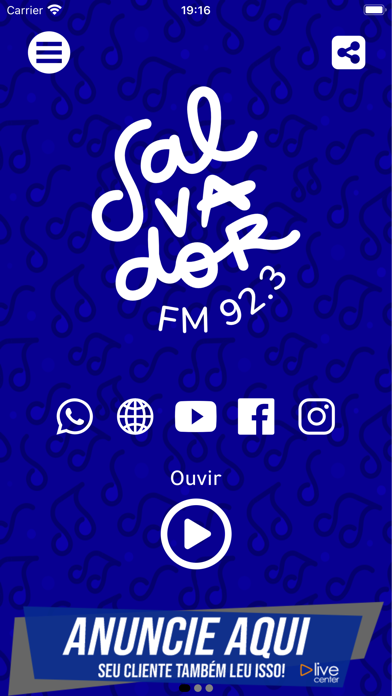 Rádio Salvador FM Screenshot