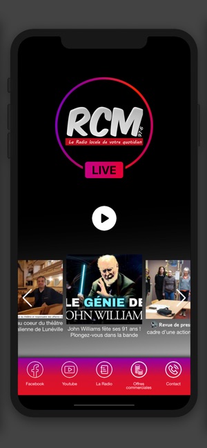RCM la radio on the App Store