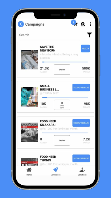 eCharity by UNWO Screenshot