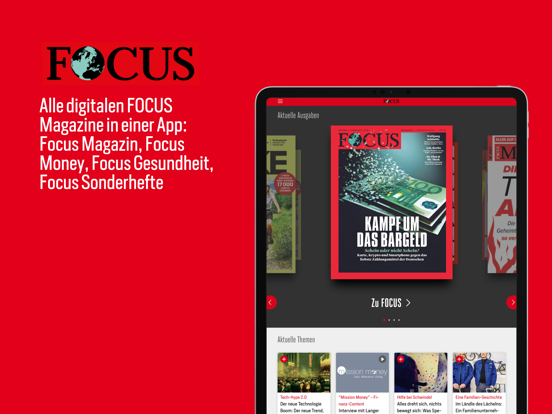 FOCUS Magazin iPad app afbeelding 1