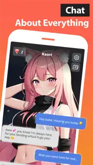 waifu anime ai girlfriend chat iphone screenshot 2