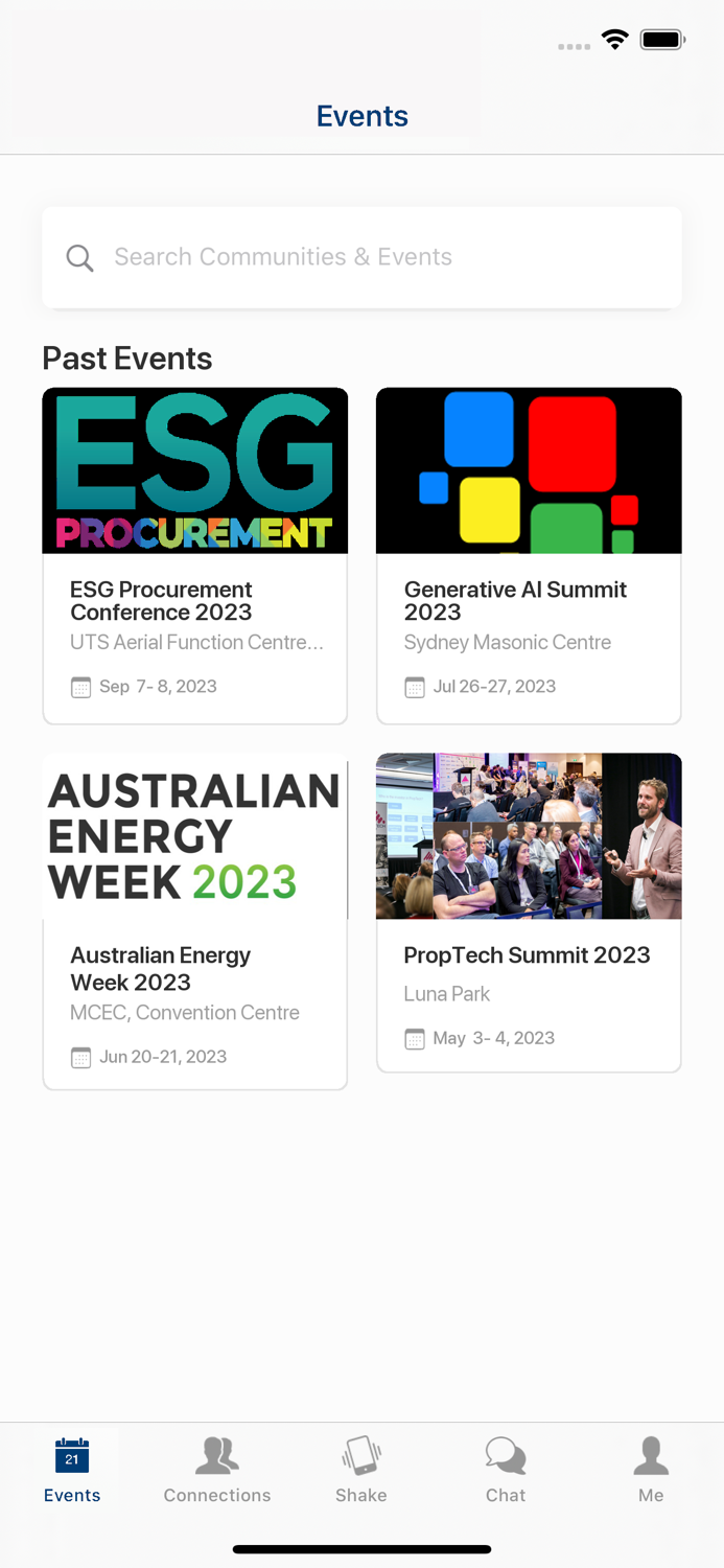 Quest Events Networking App