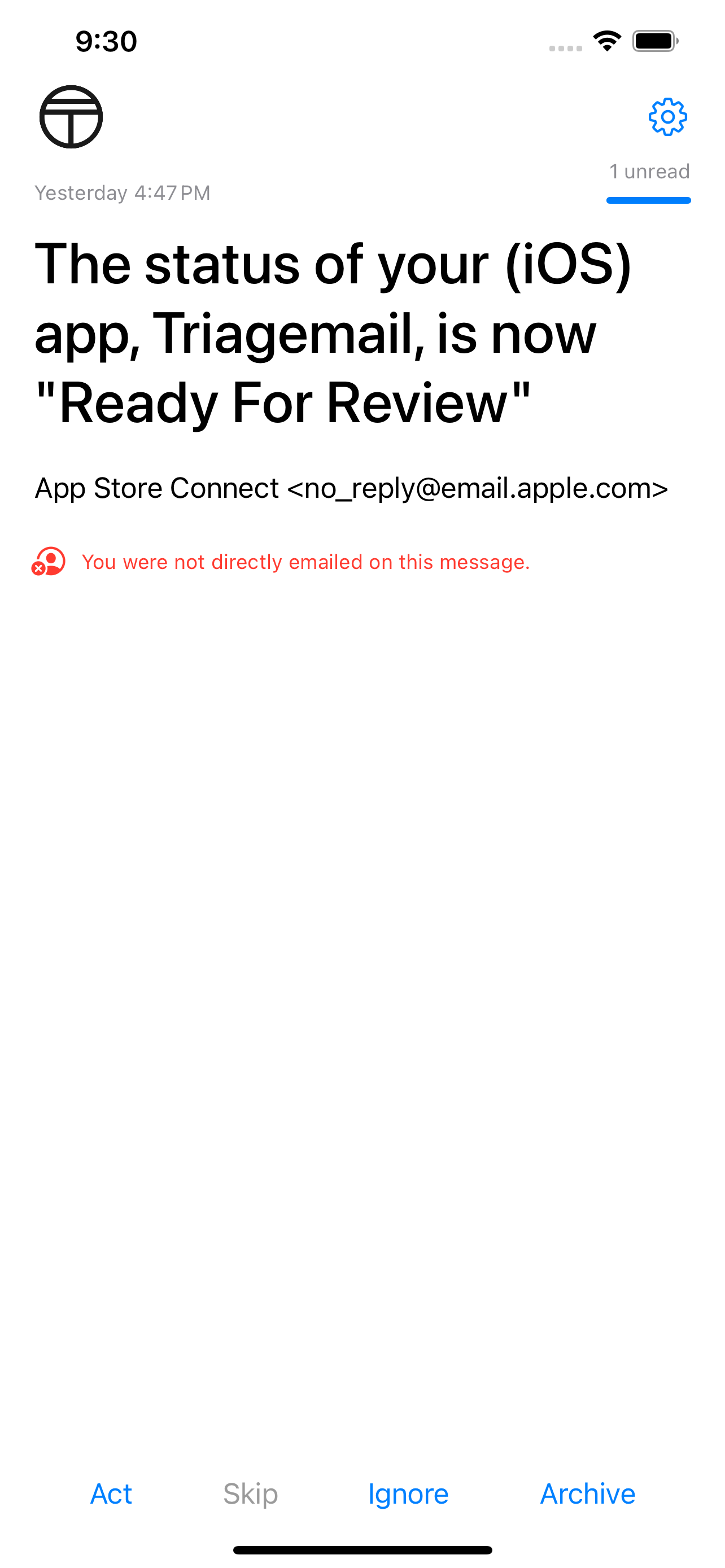 Triagemail