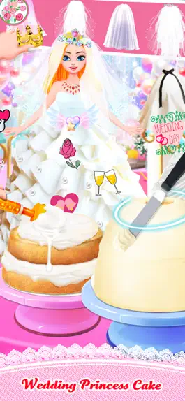 Game screenshot Wedding Rainbow Cake mod apk