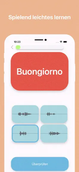 Game screenshot Italienische Sprache apk