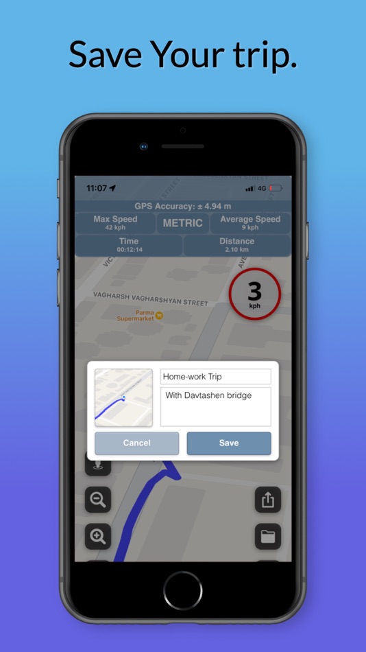 #2. Trip Recorder (Navigation) (iOS) بواسطة: David Mosoyan