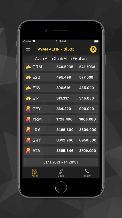 Ayan Altın - Bilge Döviz Screenshot