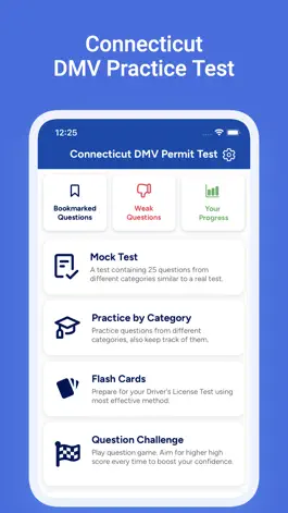 Game screenshot CT DMV Permit Practice Test mod apk