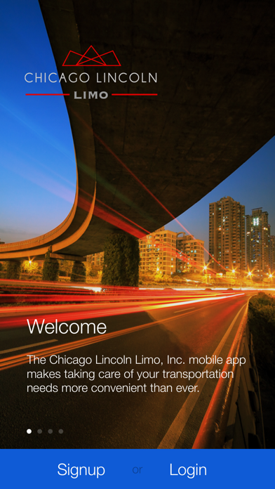 Chicago Lincoln Limo, Inc. Screenshot
