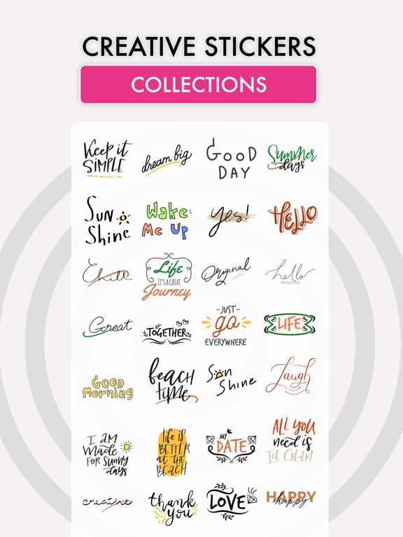 Screenshot #6 pour Handwritten Message Stickers