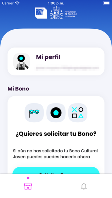 Bono Cultural Joven 2023 Screenshot