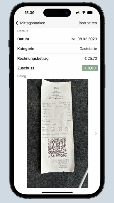 Mittagsmarken®: Essenszuschuss Screenshot