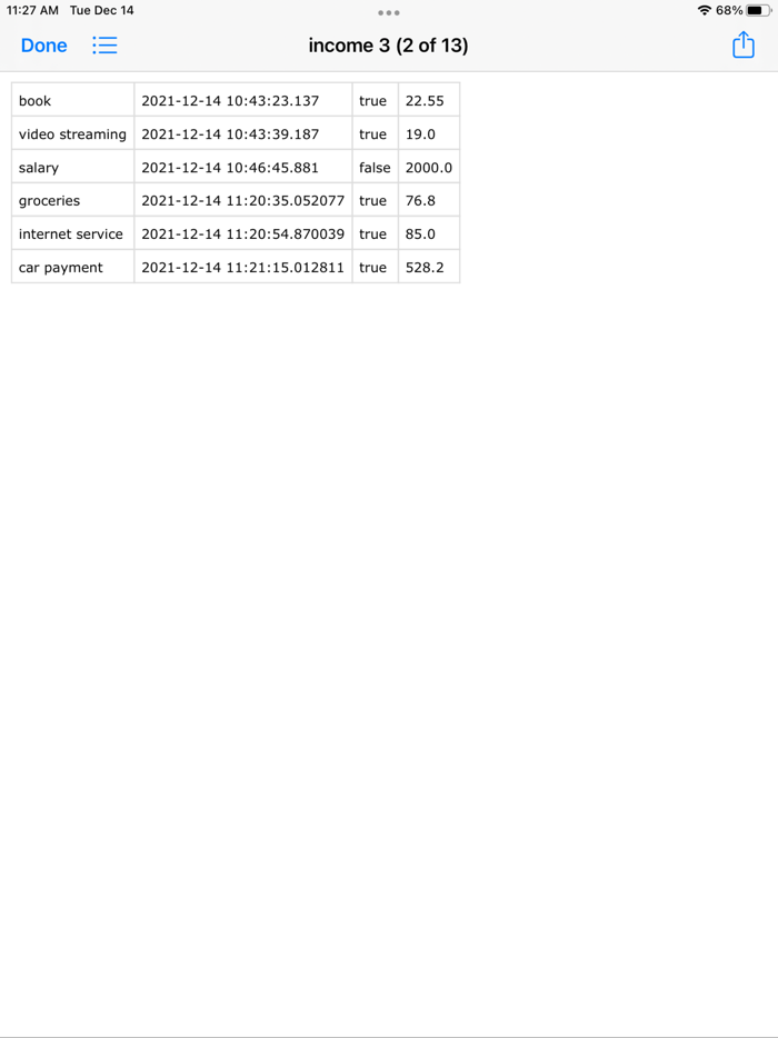 Income and Expense Tracker