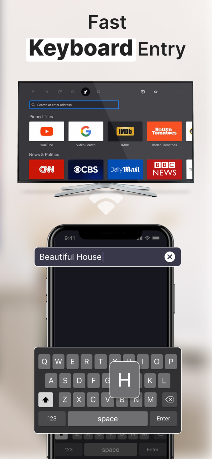 TV Remote Control - Smart TVs
