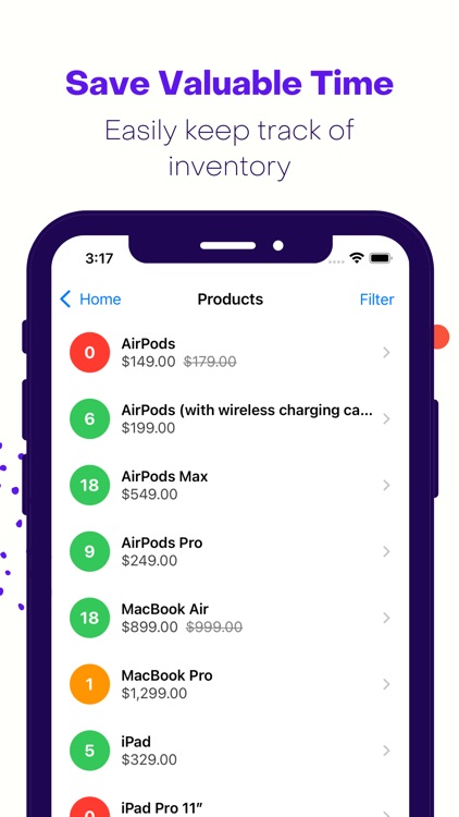 Tabs: Daily Sales Log