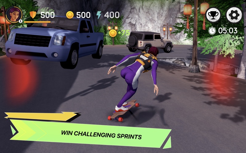 Skateboard Racer: Simulator 3D Screenshot