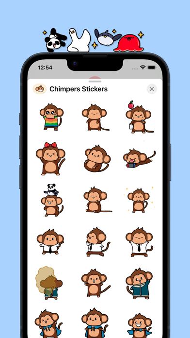 Chimpers Stickers Screenshot