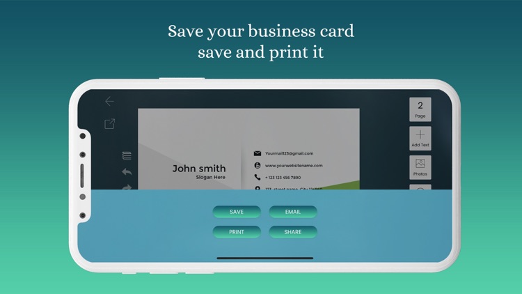 Business Card Maker : Editor screenshot-7