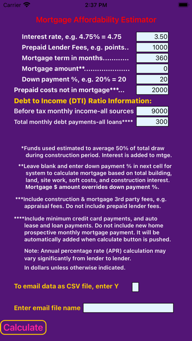 Mortgage Affordability Estim8rのおすすめ画像2