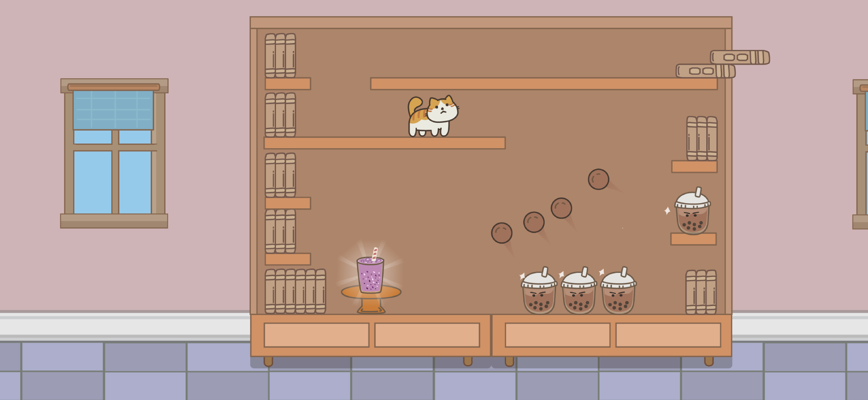 Bubble Tea Cat