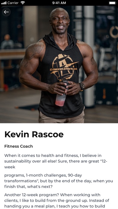 Rascoe Fitness App Screenshot