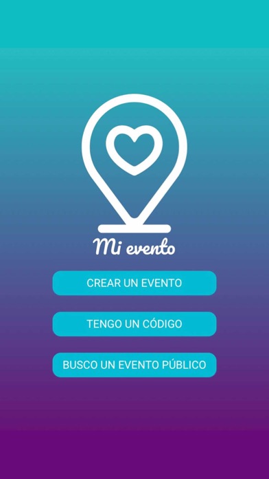 Mi Evento App Screenshot