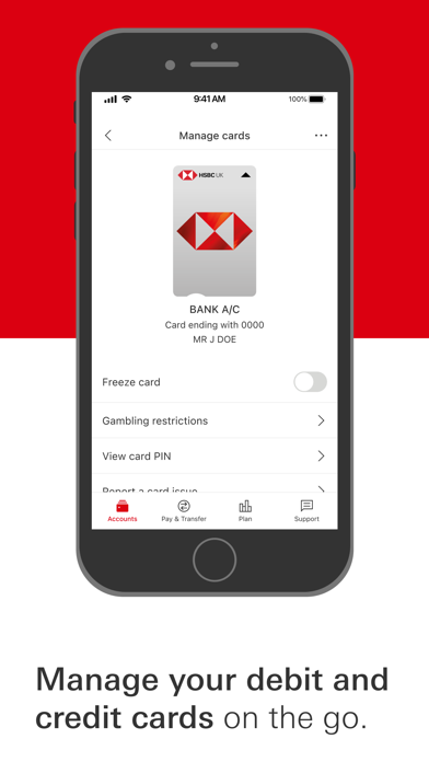 HSBC UK Mobile Banking Screenshot