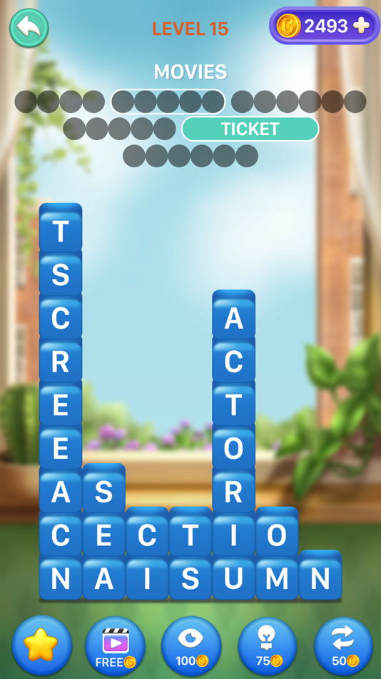 #1. Word Tiles Swipe: Search Games (iOS) 由: RuiQing Software Technology Beijing Inc.
