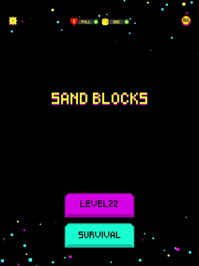 Someone made a Tetris game but with sand pieces