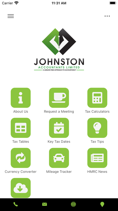 Johnston Accountants Ltd Screenshot