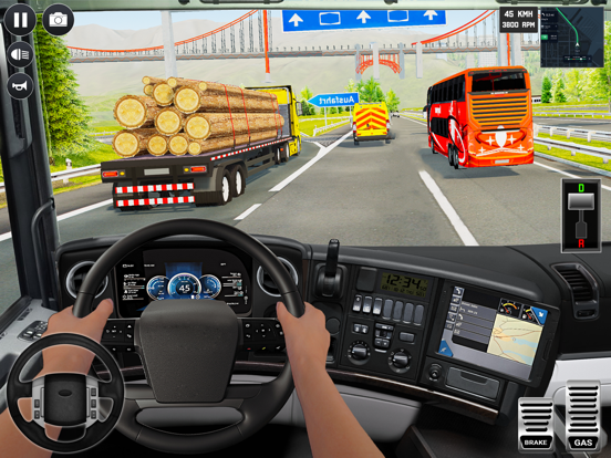 Screenshot #5 pour Semi Camion Conduite Simulator
