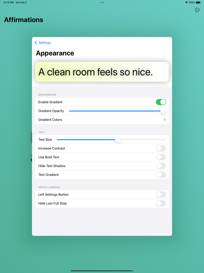 Affirmations - Care Reminders