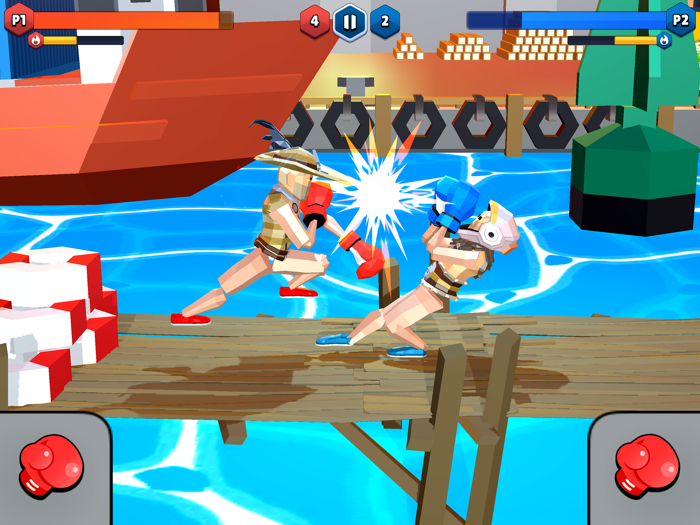 Funny Ragdoll Wrestlers - 2P