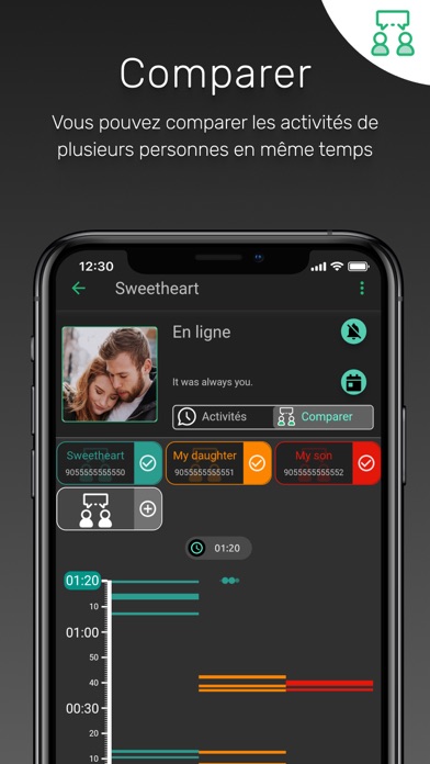 Screenshot #3 pour Whenzup: Vu à et En ligne