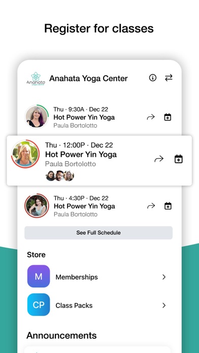 Anahata Yoga Center, OH Screenshot