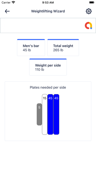 Weightlifting Wizard Screenshot